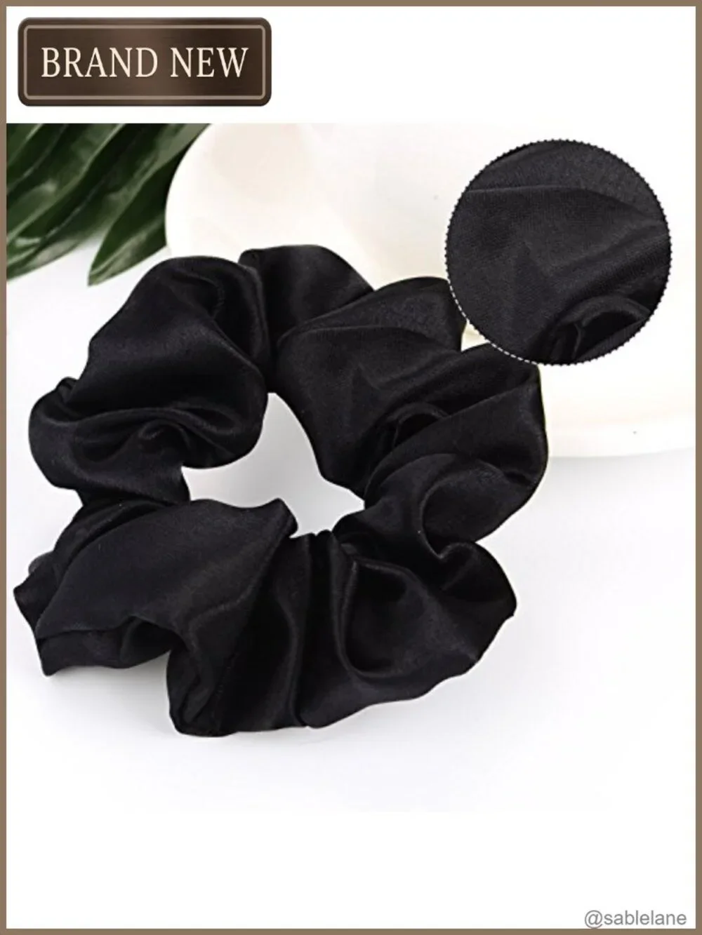 10 Satin Scrunchie Hair Ties for Sleep and DIY Accessories